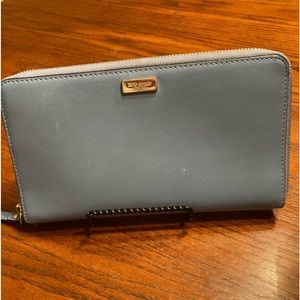 Kate Spade XL Periwinkle wallet